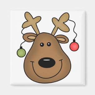 Íman Camisetas e presentes de Reindeer de Férias