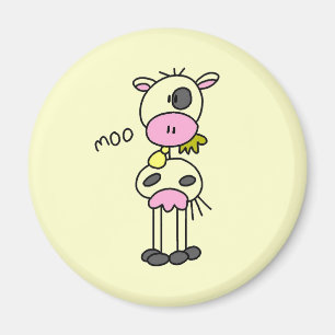 Íman Camisetas e Presentes de Vaca em Figuras de Palito