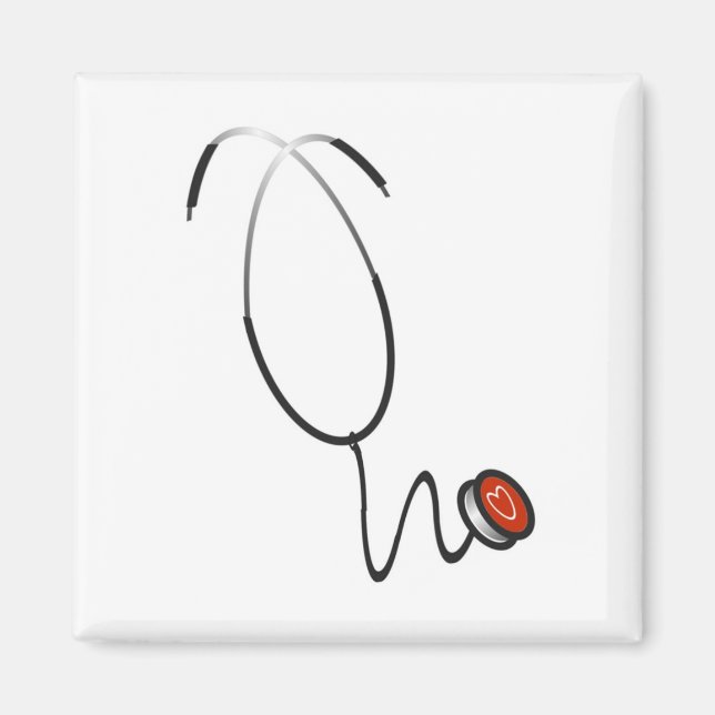 Íman Camisetas e presentes do estetoscópio (Frente)