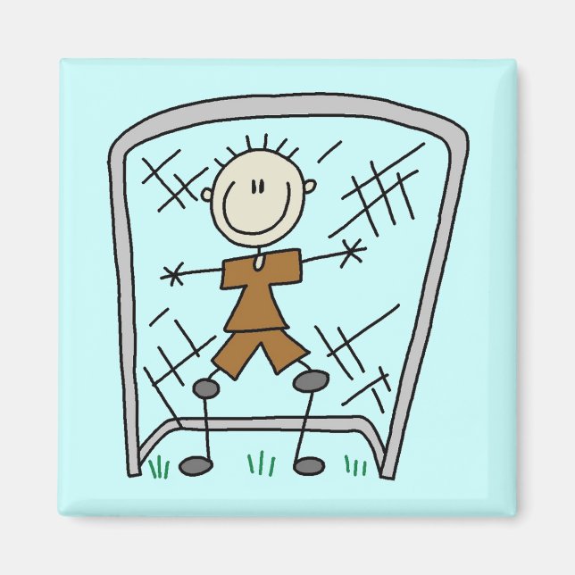 Íman Camisetas e presentes do Soccer Boy Goalie (Frente)