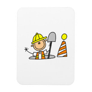 Íman Camisetas e Presentes para Operário de Construção 