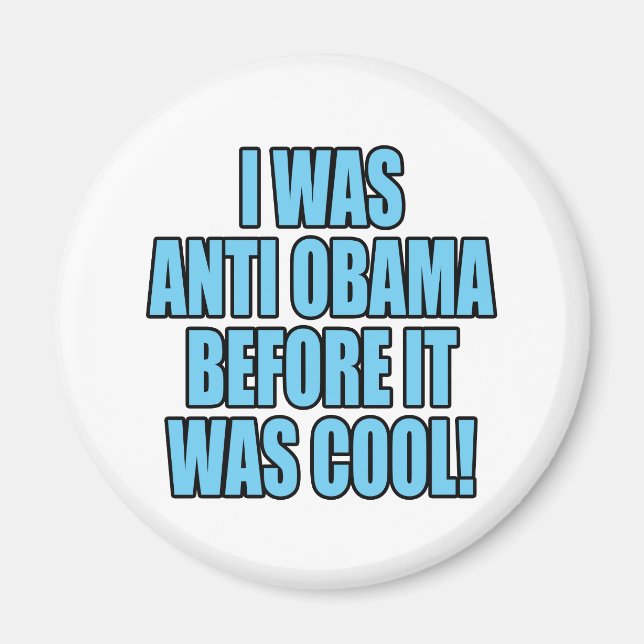 Íman Camisetas Humorosas Anti-Obama e Autocolantes (Frente)