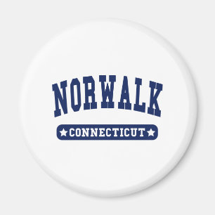 Íman camisetas Norwalk Connecticut College Style