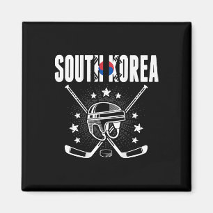 Íman Camisola de Fãs de Hóquei no Gelo da Coreia do Sul