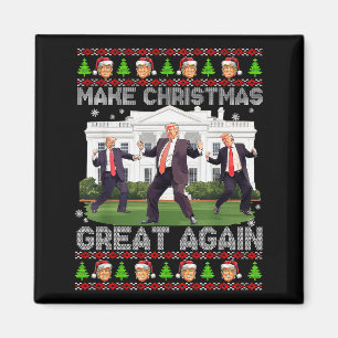 Íman Camisola Feia Trump Faça O Natal Grande Novamente