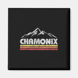 Íman Camisola Vintage Chamonix Retro Montanha Masculino