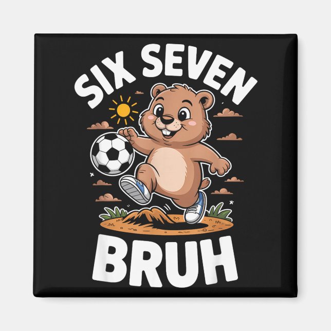 Íman Camisolas engraçadas do meme do dia da marmota de  (Frente)