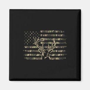Íman Camo Usa Flag Deer Elk Buck Camoflage Hunting Hunt