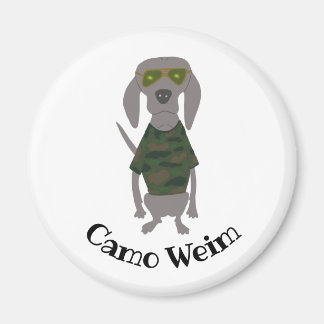 Íman Camo Weim Weimaraner Cinza Ghost Dog