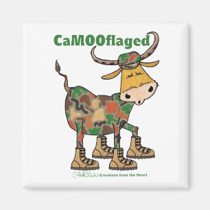 Íman Camouflauge Bull