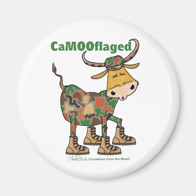 Íman Camouflauge Bull (Frente)