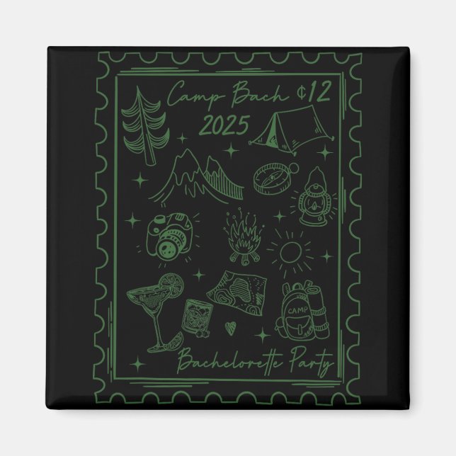 Íman Camp Bach 2025 Team Bride Bacheloret (Frente)