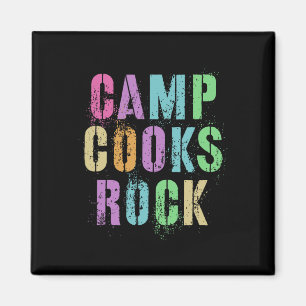 Íman Camp Cooks Rocks Funny Campground Chef Triw Campsi