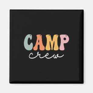 Íman Camp Crew Retro Groovage Vintage Feliz Primeiro Di