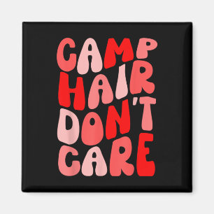 Íman Camp Hair Não Se Importa Com Camisa De Verão Para