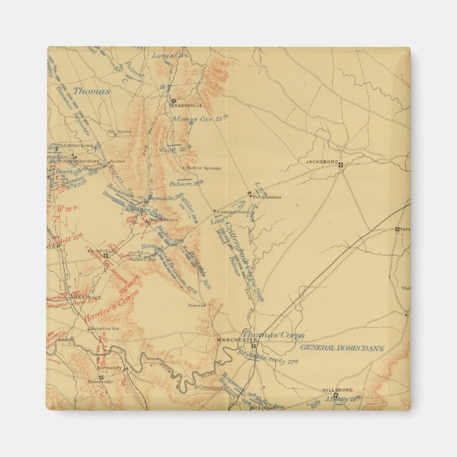 Íman Campanha do Tennessee médio (Frente)