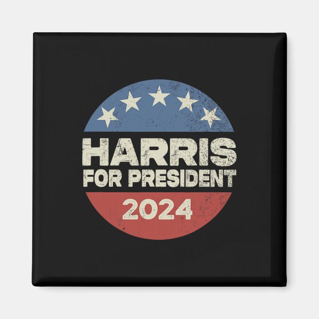 Íman Campanha Eleitoral Harris 2024 Para Presidente 2  (Frente)