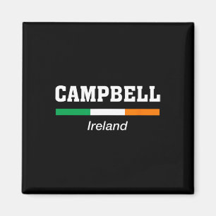 Íman Campbell Irish Family Name Dia de São Patrício Irl
