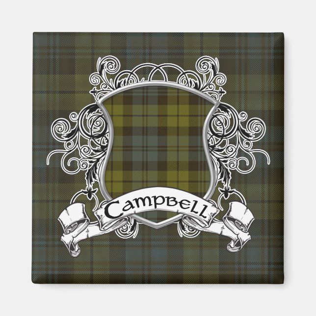 Íman Campbell Tartan Shield (Frente)