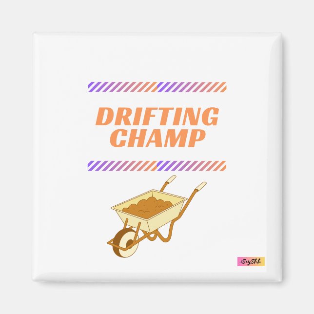 Íman campeão de deriva (Frente)