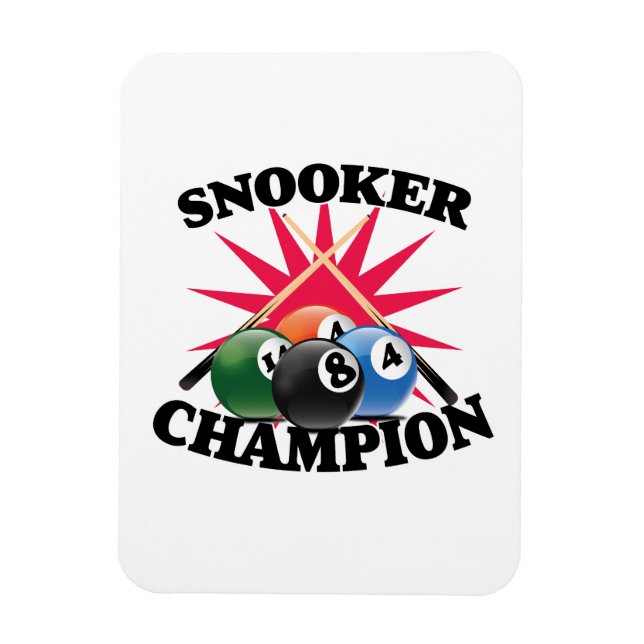 Íman Campeão de Snooker  (Vertical)