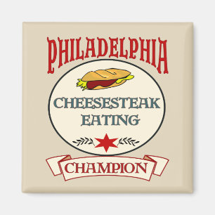 Íman Campeão do bife do queijo de Philly