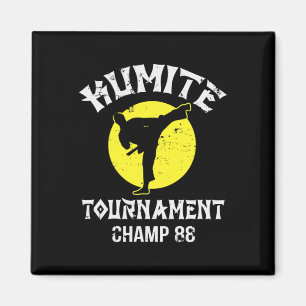Íman Campeão do Torneio de Kumite Artes Marciais Vintag