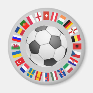 Íman Campeonato europeu 2016 do futebol do futebol