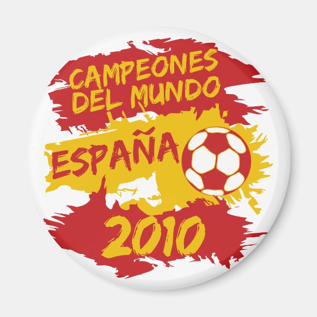 Íman Campeones del Mundo 2010 (Frente)