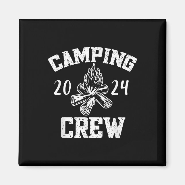 Íman Camper Road Trip Family Mating Group Camping Cre (Frente)