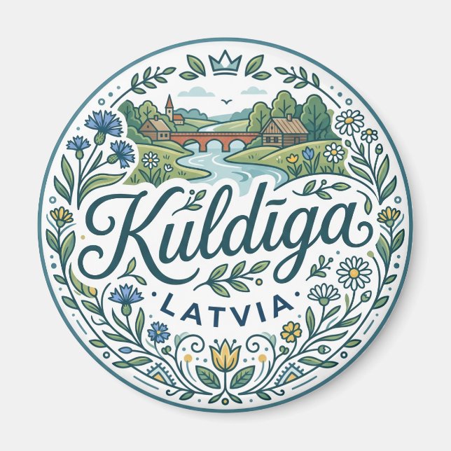 Íman Campestre de Kuldīga Letônia (Frente)