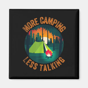 Íman Camping engraçado sarcástico mais acampamento meno