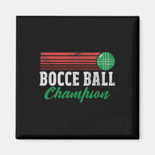 Íman Campion de Bocce Byll Jogador de Bocci Italiano Ca