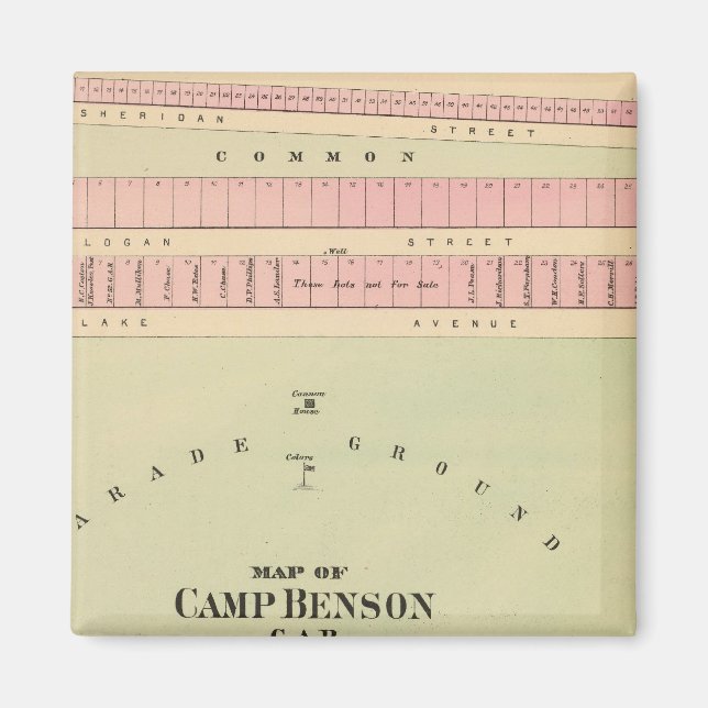 Íman Campo Benson, Newport, Maine (Frente)
