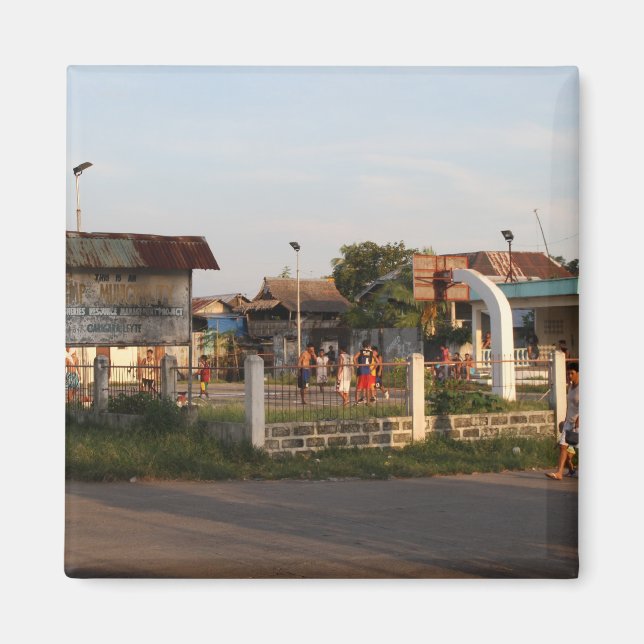 Íman campo de basquetebol (Frente)