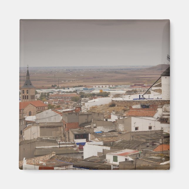 Íman Campo de Criptana, antigos moinhos de vento da Man (Frente)