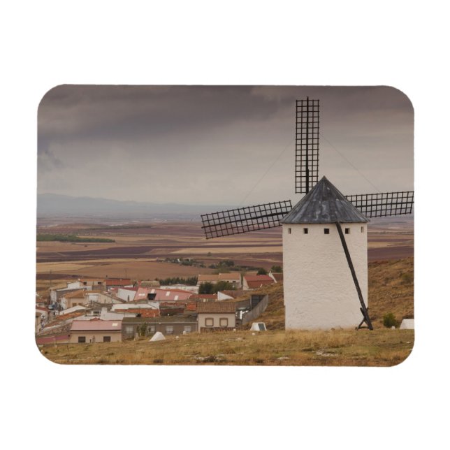 Íman Campo de Criptana, antigos moinhos de vento de La  (Horizontal)