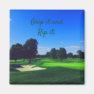 Íman Campo de Golfe Segure e corta