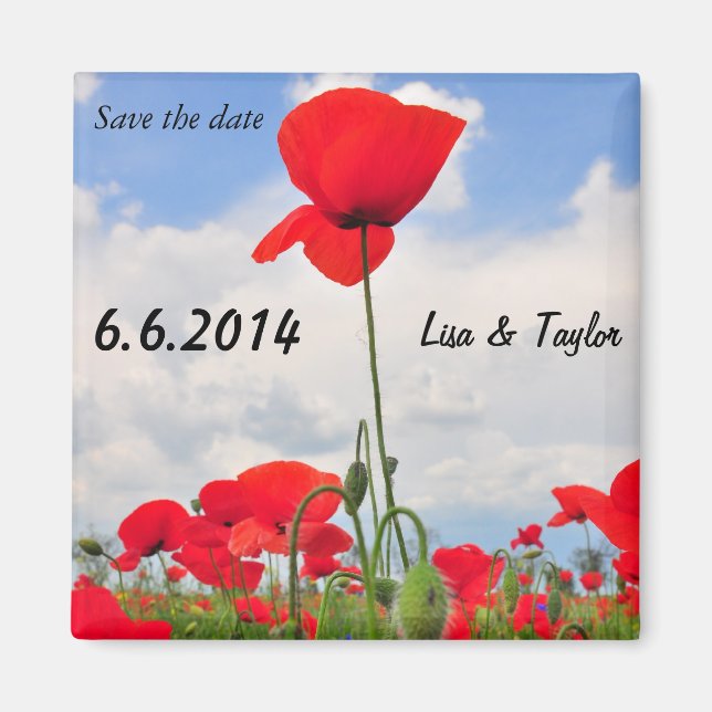 Íman Campo Poppies (Frente)