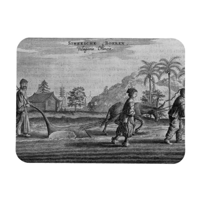 Íman Camponeses chineses, uma descrição geral de um ac (Horizontal)