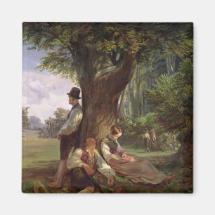 Íman Camponeses que têm um Siesta, 1841