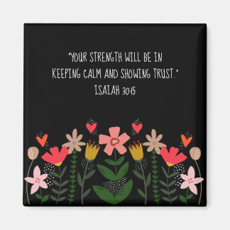 Íman Campos de Flor Pretos