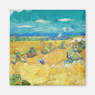 Íman Campos de Trigo com a Reaper, 1890 por Vincent van