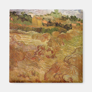 Íman Campos de Trigo com Auvers de Vincent van Gogh