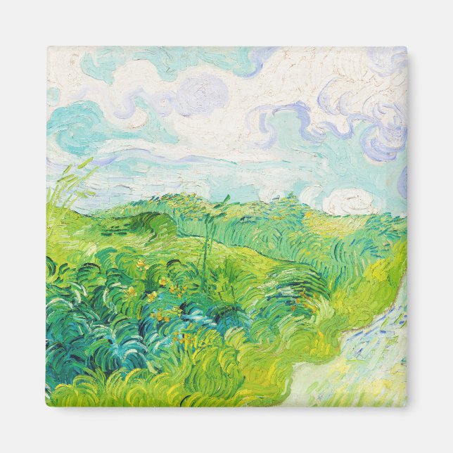 Íman Campos de Trigo Verde, Van Gogh (Frente)