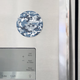 Íman Camuflagem Azul da Neve de inverno, Militar, Exérc