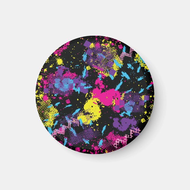 Íman Camuflagem Clássica: Padrão de Vintagem Invisível (Frente)