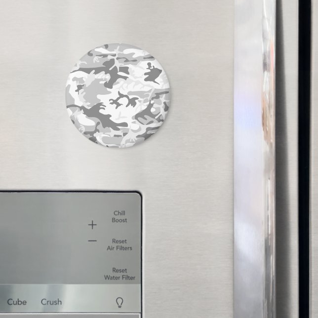 Íman Camuflagem de Cinzas de inverno, Militar, Exército (In Situ (Fridge))