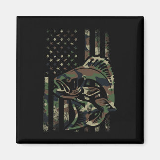 Íman Camuflagem de pesca Homens Meninos Bandeira Americ