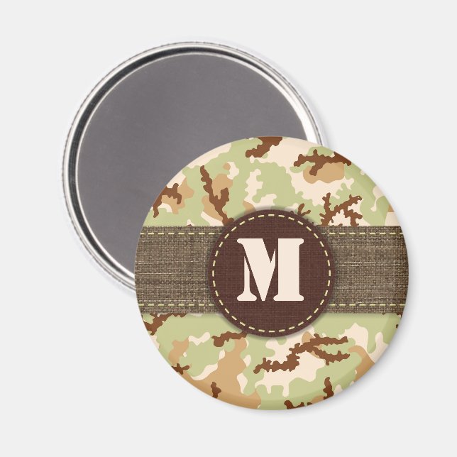 Íman Camuflagem do deserto (Front/Back)